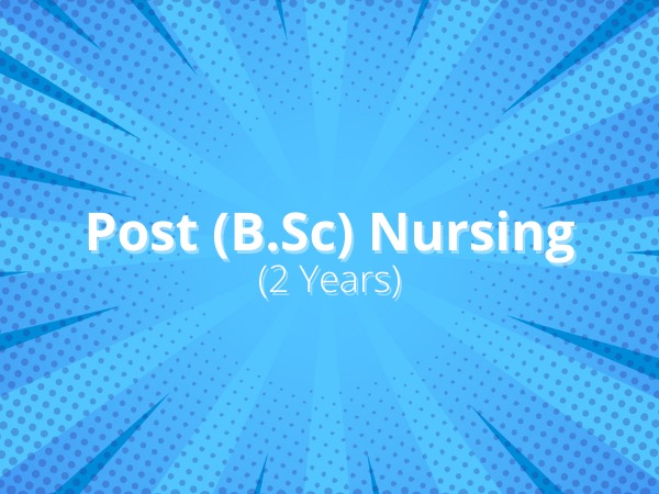 Post (B.Sc) Nursing (2 Years)